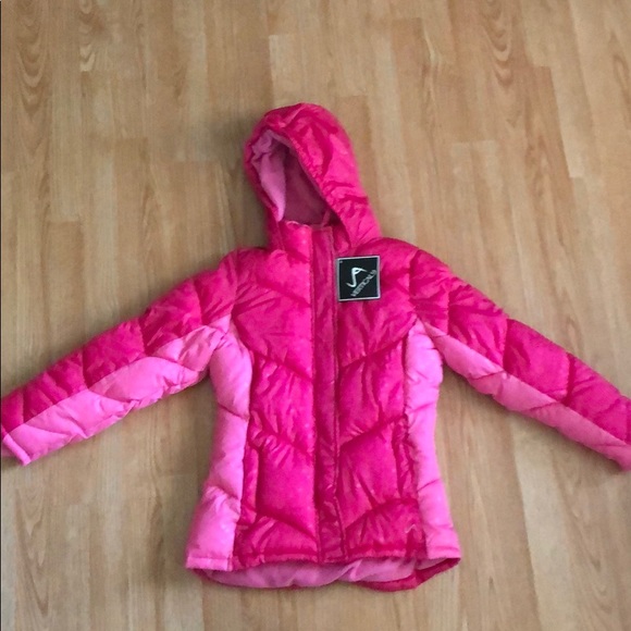 New hot pink puffer jacket - Picture 1 of 4